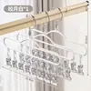 Tendedero de calcetines con múltiples pinzas para dormitorio de estudiante a prueba de viento para secar ropa interior tendedero de ropa interior artefacto multifuncional para secar calcetines