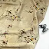 Papel Antiguo Flores de Otoño Estilo Chino Nuevo Estilo Nacional Tela de Algodón Brocado Vestido Qipao Top Hanfu Tela Estampada Digitalmente
