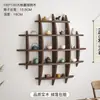 Estante para Flores Estante de Almacenamiento Estante para Flores de Balcón Sala de Estar Colgante de Pared Madera Maciza Portavasos Chino Decoración de Pared Arreglo de Atmósfera
