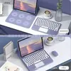 Teclado Samsung tablet a9plus funda protectora s9fe carcasa s10ultra touch magnético tecla redonda apto para ruso y francés