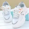 Zapatos de Malla Transpirable Estilo Papá para Primavera/Verano 2025 Suela Gruesa Cómodos Versátiles Deportivos Casuales para Mujer