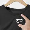 Camiseta de Malla Fina de Seda de Hielo de Manga Corta Camiseta de Verano para Hombre Talla Grande Casual Holgada Deportiva Absorbente de Sudor Secado Rápido Top