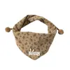 Bufanda Infantil Pequeña Floral Otoño e Invierno Coreana Retro Bebé Bufanda Triangular para Bebé de Moda Versátil Cortavientos Cálida