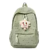 2026 Nova Mochila Escolar de Aluno com Aparência de Alta Qualidade Estilo Coreano Ins Girly Casual Mochila de Viagem Mochila de Grande Capacidade
