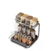 Estante de Almacenamiento para Condimentos para Cocina del Hogar, Modelo Nuevo Multifuncional de Acero Inoxidable Estante de Almacenamiento para Esquinas de Encimera