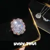 Joyería Huevo de Gran Quilate Corte de Huevo Color Fuego Completo 8 Quilates Flor de Hielo Corte Piedra Preciosa Collar Anillo Huevo de Paloma Alta Definición
