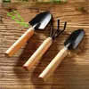 Herramientas para aflojar la tierra y plantar flores, regadera, pala pequeña simple para macetas de plantas de jardín, pala pequeña de jardín, conveniente para uso en interiores