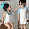 Traje de baño para hermanos Pequeño Caballito de Mar Verano 2026 Protección Solar para Gemelos Niños y Niñas Ropa de Baño para Bebés Vacaciones en la Playa
