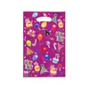 Sacolas Plásticas de Lembrancinha para Festa de Aniversário, Sacolas de Presente Peroladas, Sacolas de Doces com Imagem Principal de Feliz Aniversário, Venda Direta de Fábrica
