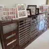 Gabinete de suelo almacenamiento vitrina para salón de uñas y belleza gabinete de almacenamiento de esmaltes de uñas de madera maciza gabinete de almacenamiento de almacenamiento gabinete de almacenamiento accesorios para uñas de arte de uñas arte de uñas