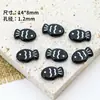 Lindo Pez Ondulado de Aleación Versátil Cuentas de Aleación Material para Pulsera Collar DIY Material de Cuentas Sueltas Material de Accesorios para Joyería
