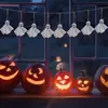 Colgante de Fantasma de Halloween Mini Lindo Fantasma de Tela Blanca Árbol Granja Rústica Fiesta Jardín Decoración Interior Exterior