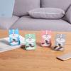 Lindo Conejo de Dibujos Animados Soporte de Madera para Teléfono Móvil Regalo Creativo Soporte de Escritorio para Teléfono Móvil Regalo Pequeño para Eventos Venta al por Mayor