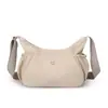 Bolsa Casual Simples para Mulheres, Novo Estilo Transfronteiriço, Grande Capacidade, Bolsa de Ombro de Nylon para o Dia a Dia, Estilo Coreano, Bolsa Transversal Leve e Versátil