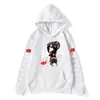 Suéter Naruto talla europea yuzhibo punto estampado sudadera con capucha Naruto moda urbana para hombre suéter extragrande
