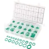 Aire Acondicionado de Automóvil 270 Piezas Anillo O Verde 18 Rejillas Sello de Anillo de Goma Caja de Reparación de Anillos de Goma