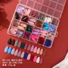 Venta Caliente Transfronteriza 288 Piezas de Uñas Postizas Color Sólido Mate Color Mixto para Uñas de Manos y Pies, Uñas Falsas Tipo Ballet para Pies, Sin Costuras y Sin Necesidad de Limar
