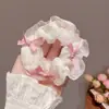 Goma de pelo de encaje para niñas, linda liga para moño que no daña el cabello, cuerda para el pelo floral, accesorio para el pelo de niña pequeña