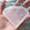 Acrílico Fluxo Casca de Cânhamo Estilo Antigo Janela Florida Leque em Forma de Casca de Cânhamo Fluxo Casca de Cânhamo DIY Lousa de Mahjong com Areia Movediça