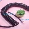 Mola de elevação hidráulica de porta-malas de automóvel fio espiral fio de mola 5 núcleos 1/1.5 quadrado cabo telescópico núcleo de cobre fio manual