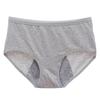 Ropa interior menstrual para mujer, Cintura media-alta, Calzones sanitarios de algodón transpirable a prueba de fugas de tres capas para antes y después del período menstrual