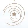 Colgante de estrella de cinco puntas de estilo bohemio, campanilla de viento tejida a mano, decoración colgante para cafetería, hogar, personalización de colgantes