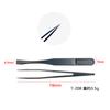 Pinzas antiestáticas fibra de carbono plástico duro clip industrial DIY belleza manicura precisión extracción de componentes electrónicos
