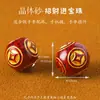 Partículas de Cristal de Cinábrio Areia de Sangue Contas de Areia Vermelha Areia de Cristal Contas Redondas Contas Soltas Acessórios para Joias DIY Produtos Semi-Acabados Atacado
