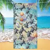 Tartaruga de Microfibra Lã Dupla Face Comércio Exterior Absorvente de Água Popular Toalha de Praia Secagem Rápida Estampa Digital Toalha de Banho Toalha de Praia