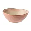 Cuencos de arroz de cerámica rosa hechos a mano, estéticamente agradables, cuencos pequeños de estilo rústico, vajilla de estilo retro para uso doméstico, cuencos para postre, disponibles para venta al por mayor y en stock