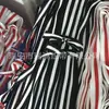 Cinta de Punto, Cinta de Punto de Colores, Accesorios para Ropa, Decoración Lateral para Pantalones, Cinta Roja de Polyester con Tira Horizontal, Tricolor Blanco y Azul Zafiro