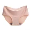 Ropa interior de seda de hielo para mujer Ropa interior sin costuras Ropa interior de una pieza Cintura media Ropa interior sexy para mujer Bragas 840