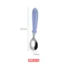 Desenho Animado Aço Inoxidável 304 Talheres Infantis Garfo Colher Caixa Conjunto de Três Peças Talheres de Bebê Presente para Mãe e Bebê Colher Garfo Cabo Redondo