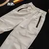 Pantalones de trabajo de otoño para niños, unisex, finos y transpirables, pantalones largos casuales, corte holgado, pierna recta, estilo pierna ancha, modernos, 2837
