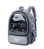 32*22*42cm Mochila Transportadora Bolha para Gatos, Bolsa Transparente para Pets para Gatos e Cães Pequenos até 9 Kg, Ótima para Caminhadas ao Ar Livre Cam