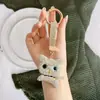 Chaveiro de Gato com Olhos Grandes Cravejado de Diamantes Criativo Transfronteiriço Multicor Acessórios de Bolsa Fofos Pequeno Pingente Acessórios de Interior de Carro