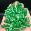 Jade verde seco 6 x 11 cuentas de barril al por mayor joyería de jade diy cuentas de barril largo cuentas sueltas botones para joyería al por mayor