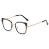 Nuevas Gafas de Sol de Moda con Montura Óptica Ojo de Gato para Mujer, Luz Antiazul, Montura Versátil de Moda para Mujer al por Mayor