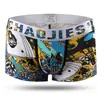 Ropa Interior de Hombre de Moda Calzoncillos tipo Boxer Planos de Hombre Shorts Transpirables de Verano Shorts de Esquina de Cabeza Personalizados de Cintura Media Juvenil Sexy Deportivos