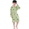 Pijama Infantil, Primavera e Outono, Manga Longa, Fino, Desenho Animado, Roupa de Casa, Roupas para Ar Condicionado de Verão, Conjunto de Pijama Fino para Crianças Maiores