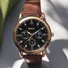 Reloj Popular para Hombre de Negocios de Aleación Celebridad de Internet Falso Tres Ojos Seis Manecillas Correa Moda Cuarzo Fabricante de Relojes para Hombre Venta al por Mayor