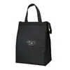 Bolsa Térmica Grande Simples para Almoço Bolsa Térmica Espessa com Folha de Alumínio Portátil para Levar na Mão Bolsa para Lancheira de Estudante Bolsa para Marmita