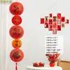 Faroles de papel estilo chino para el Día de Año Nuevo y el Festival de Primavera, hechos a mano, con una estética tradicional, adecuados para decorar salones de té, tiendas y lugares de boda.