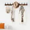 Ganchos de Madera para Pared Transfronterizos para Puerta de Baño, Ganchos para Toallas y Ropa, Ganchos para Abrigos, Ganchos de Fila, Ganchos de Pared sin Taladro