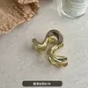 Clip de metal irregular de viento frío de verano, clip de pinza de alta calidad, temperamento, coleta alta semi-atada, artefacto para la parte posterior de la cabeza, pinza de tiburón