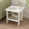Mesa de centro nórdica mesa auxiliar para sofá de sala mueble mesa de rincón mesita de noche mesa cuadrada pequeña mesa cuadrada mesa pequeña para minidepartamento mesa auxiliar
