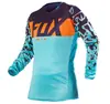 Ropa Fox para Descenso Ropa para Ciclismo de Montaña para Hombres y Mujeres Camisetas de Manga Larga Ropa de Carreras de Motocicleta Todoterreno de Verano Ropa para Descenso