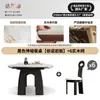 Mesa de Comedor de Pizarra de Madera Maciza Mesa de Comedor Retráctil Combinación de Mesa y Sillas Cuadrada y Redonda Doble Propósito Moderna Simple para el Hogar Mesa de Comedor Plegable
