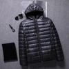 Jaqueta acolchoada de algodão para homens, outono e inverno, leve, jovem e meia-idade, marca quebrada, curta, plus size, frete grátis