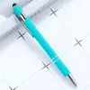 Bolígrafo de Metal Press Bolígrafo de Aluminio Bolígrafo Meiji Bolígrafo Táctil Capacitivo Bolígrafo para Pantalla Táctil de Escritura Bolígrafo de Regalo con Impresión de LOGOTIPO